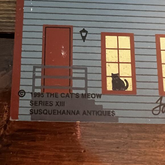 The Cats Meow Series XIII SUSQUEHANNA ANTIQUES & ART House Shop 1996 - Picture 4 of 7